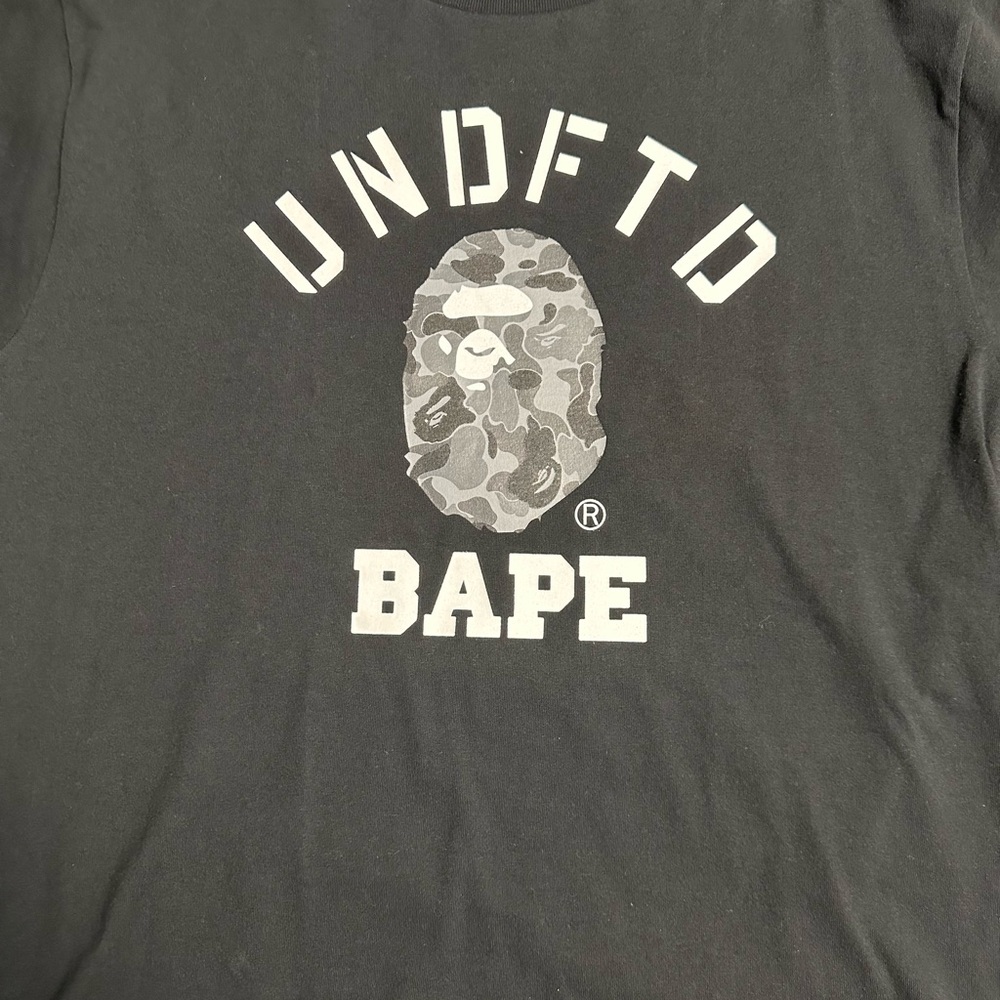 BAPE X Undefeated Black Graphic T-Shirt XL